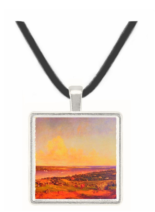 The Narrows from Staten Island - Jasper F. Cropsey -  Museum Exhibit Pendant - Museum Company Photo