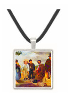 The old musician by Manet -  Museum Exhibit Pendant - Museum Company Photo