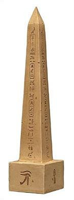 Egyptian Obelisk - Typically in pairs before the entrances to the tombs - Photo Museum Store Company