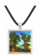 The pioneers of forests by Bierstadt -  Museum Exhibit Pendant - Museum Company Photo