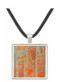 The Rouen Cathedral - The facade at sunset by Monet -  Museum Exhibit Pendant - Museum Company Photo