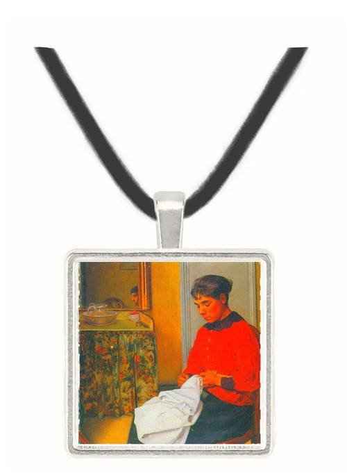 The seamstress by Felix Vallotton -  Museum Exhibit Pendant - Museum Company Photo