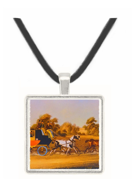 The Taglioni Windsor Coach - James Pollard -  Museum Exhibit Pendant - Museum Company Photo