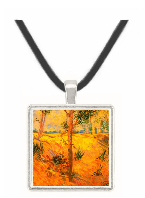 Trees in a Field on a Sunny Day -  Museum Exhibit Pendant - Museum Company Photo