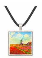 Tulips of Holland by Monet -  Museum Exhibit Pendant - Museum Company Photo