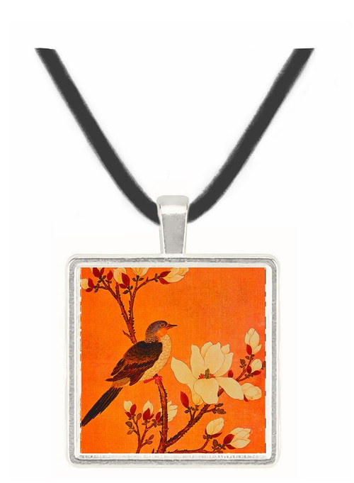 Turtledove on Flowering Branch - Chiang Ting hsi -  Museum Exhibit Pendant - Museum Company Photo