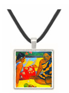 Two Women From Tahiti by Gauguin -  Museum Exhibit Pendant - Museum Company Photo