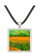 View of Arles with Irises in the Foreground -  Museum Exhibit Pendant - Museum Company Photo
