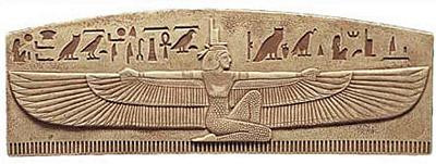 Winged Isis Relief - Tomb of Seti I, Valley of the Kings. Luxor, Egypt, 1280 B.C. - Photo Museum Store Company