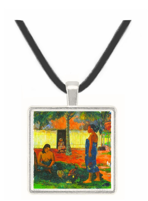 Whya are you Angry by Gauguin -  Museum Exhibit Pendant - Museum Company Photo
