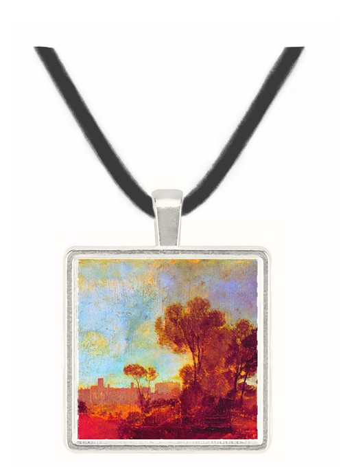 Windsor Castle from Salt hill by Joseph Mallord Turner -  Museum Exhibit Pendant - Museum Company Photo