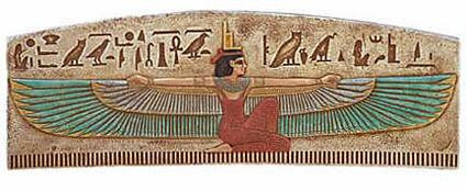 Winged Isis Relief :  Tomb of Seti I, Valley of the Kings. Luxor, Egypt 1280 B.C. - Photo Museum Store Company