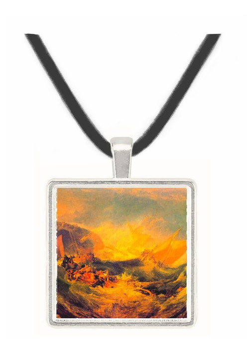 Wreck of a transport ship by Joseph Mallord Turner -  Museum Exhibit Pendant - Museum Company Photo
