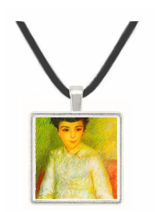 Young girl with brown hair -  Museum Exhibit Pendant - Museum Company Photo