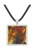 Young girls at the piano (Detail) by Renoir -  Museum Exhibit Pendant - Museum Company Photo