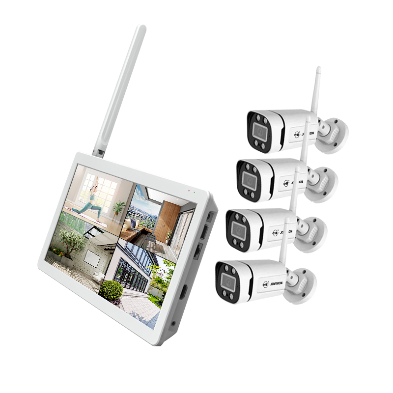 4 CH Wireless Security Camera System with HD Monitor NVR and Home  Surveillance Cameras - CuteDigi
