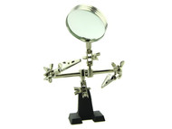 Third-hand Tool With Magnifying Glass 