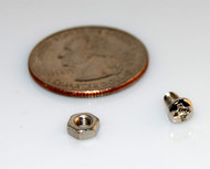 Machine Screw Nut M3 with Button Head - 6mm long