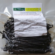 One pound (1 lb) Tahitian Extract Grade B Vanilla Bean Cuts, Wholes, Splits