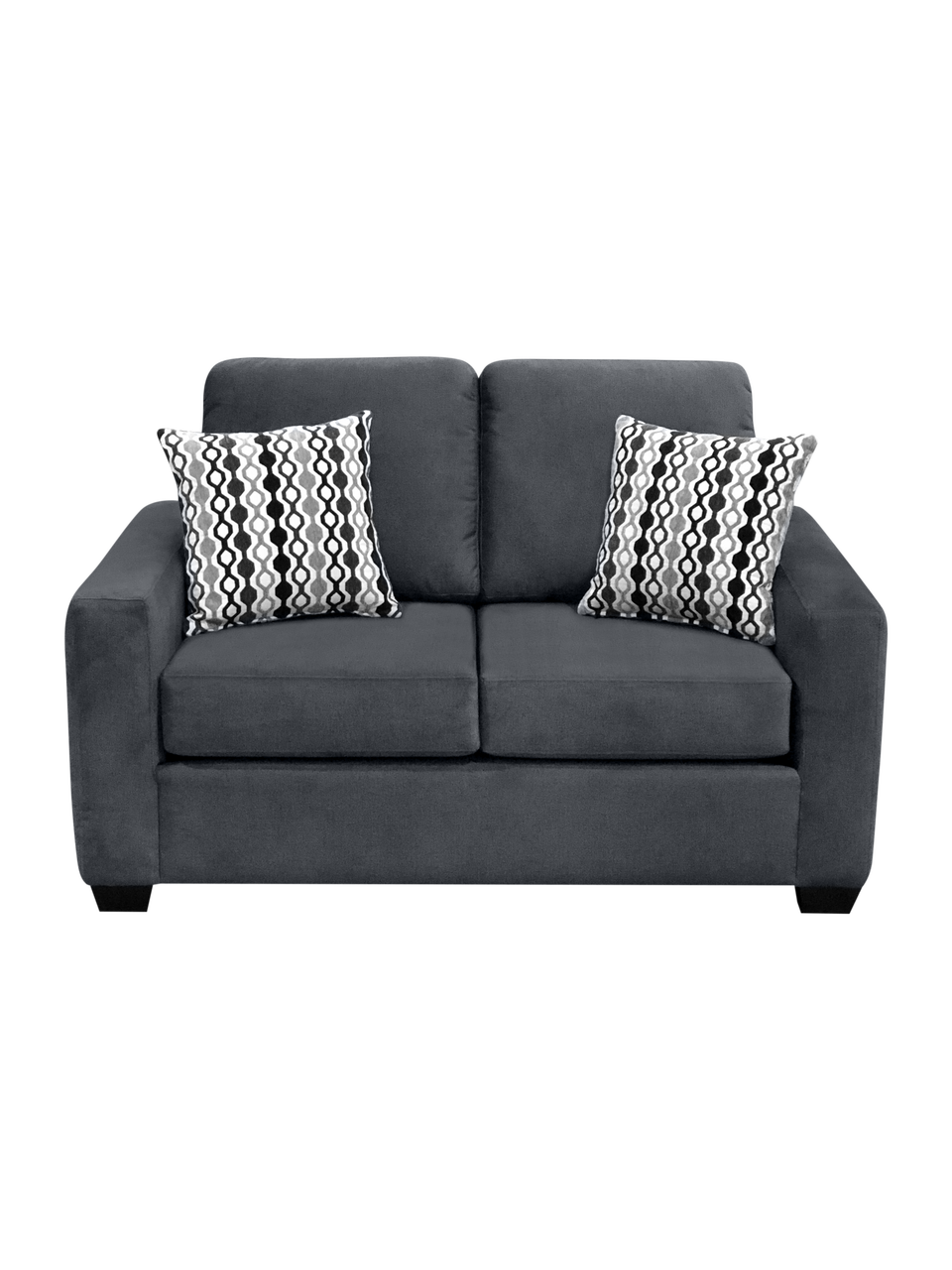 Nordel Fabric Loveseat Sofa Bed Pebble