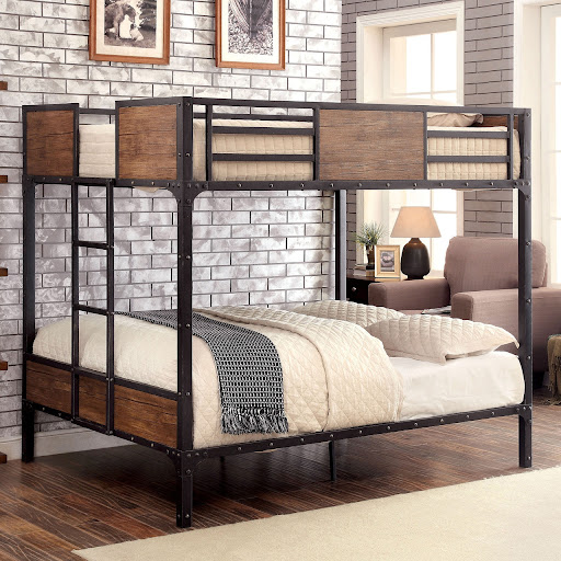 Industrial Style Full Bunk bed