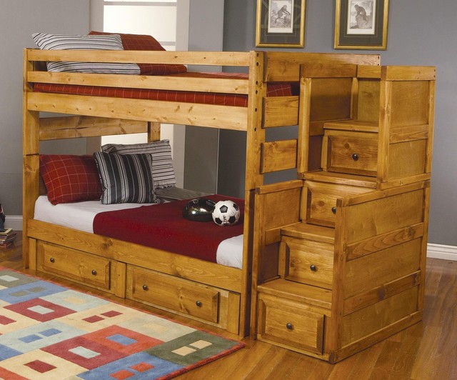 Bunk Bed with stairs
