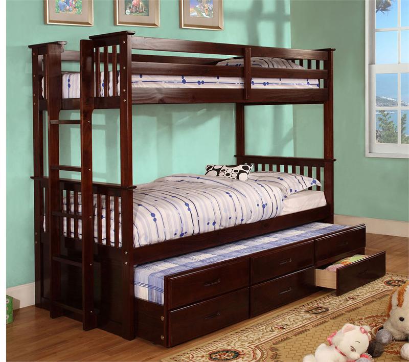 Twin Wood Bunk Bed
