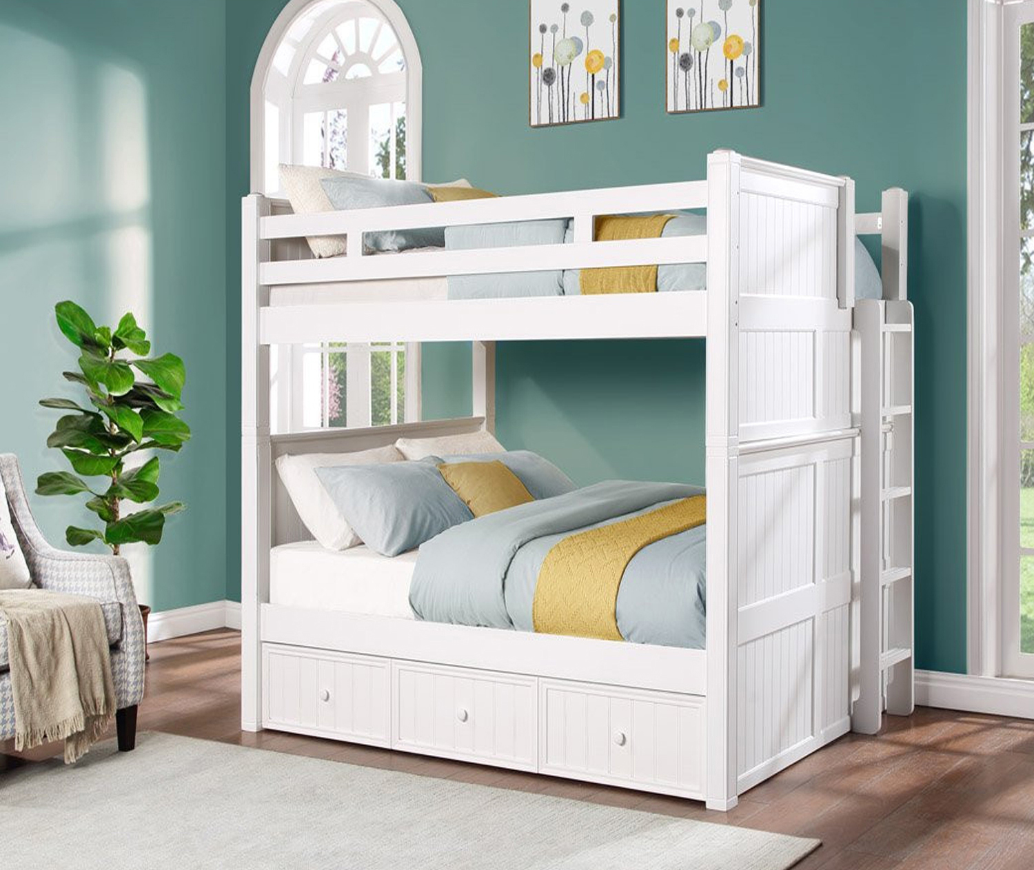 Dill Dual Height Queen Bunk bed