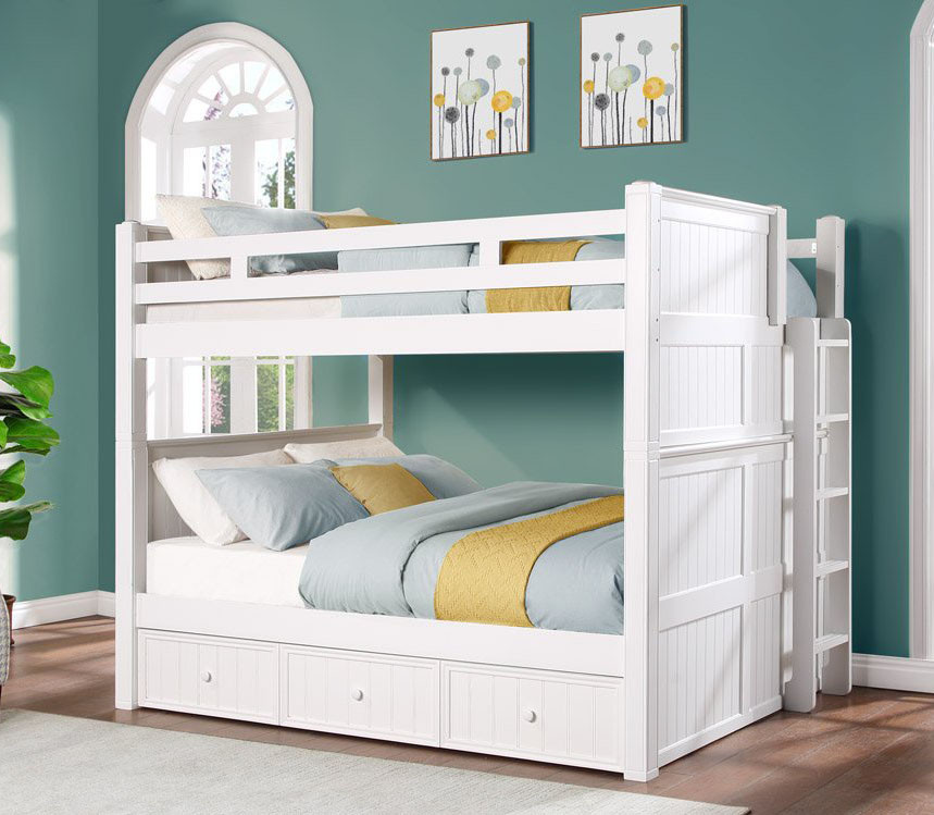 Dillon High Bunk Bed with Straight Ladder on End