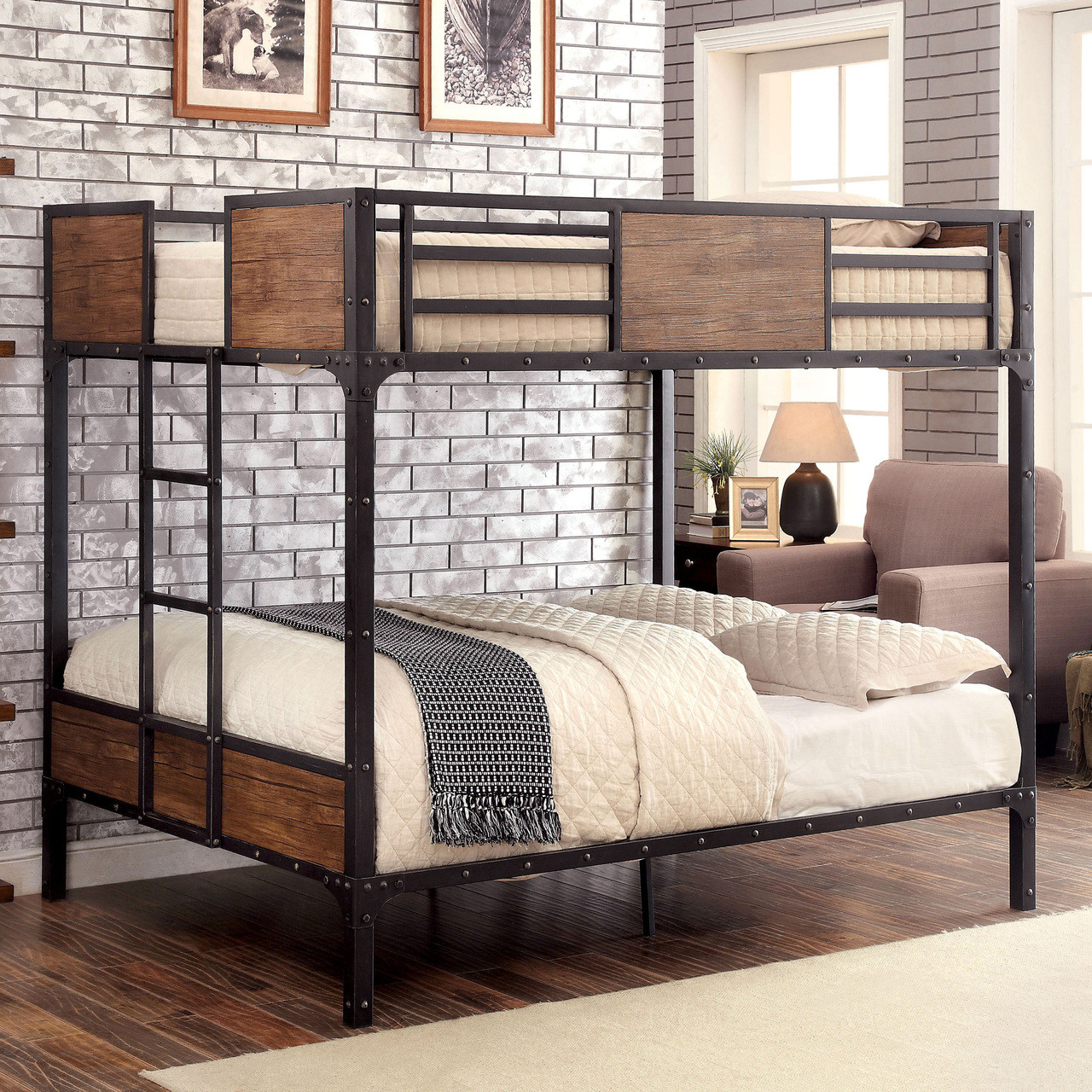 full size wooden bunk beds