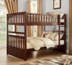 Charlton Wood full Bunk Bed in Cherry