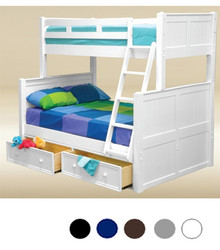 Dillon Twin over Full Bunk Bed with Drawers