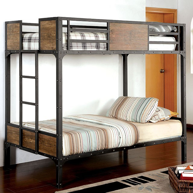 metal twin bunk beds for adults