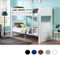 Extra Long Twin Bunk Bed in White