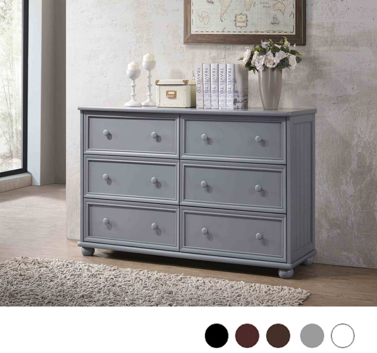 Shop for espresso dressers in dressers. dillon bead board 6 drawer dresser