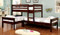 Corner Triple Twin Bed in Espresso | Furniture of America BK626