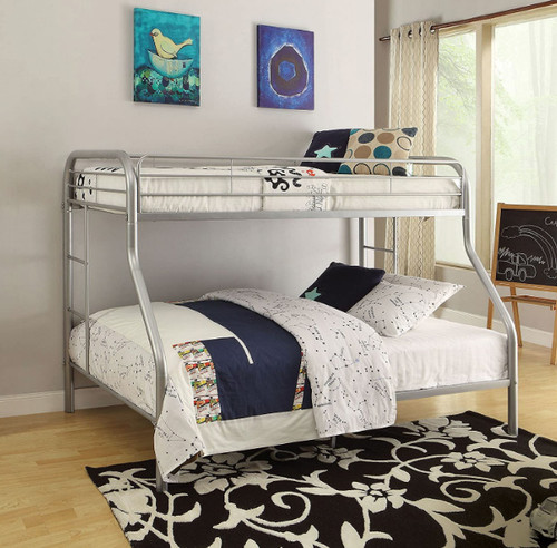 Thornton Twin XL over Queen Bunk in Silver