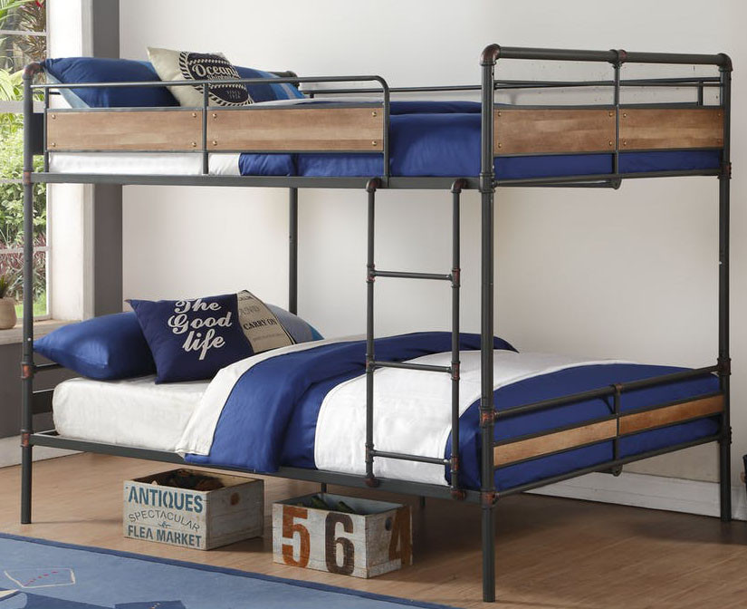queen size bunk beds with stairs