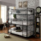 Industrial Style Piping Twin Three Decker Bed 