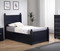 Dillon Bead Board Coastal Style Twin Size Bed with Storage Drawers - Navy Blue