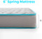 6 Inch Innerspring Full XL Mattress with Foam Layer