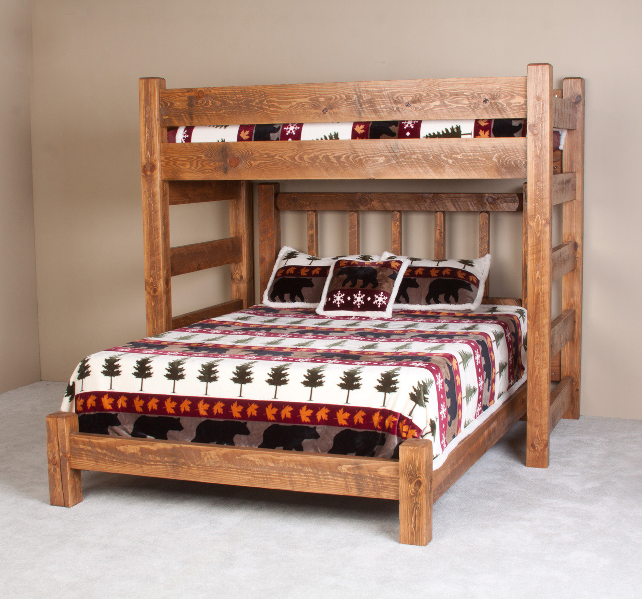 Lodge Barnwood Twin Xl Loft Bed For Adults