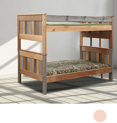Pine Cliffs Multi Color XL Twin Bunk with vertical Ladder
