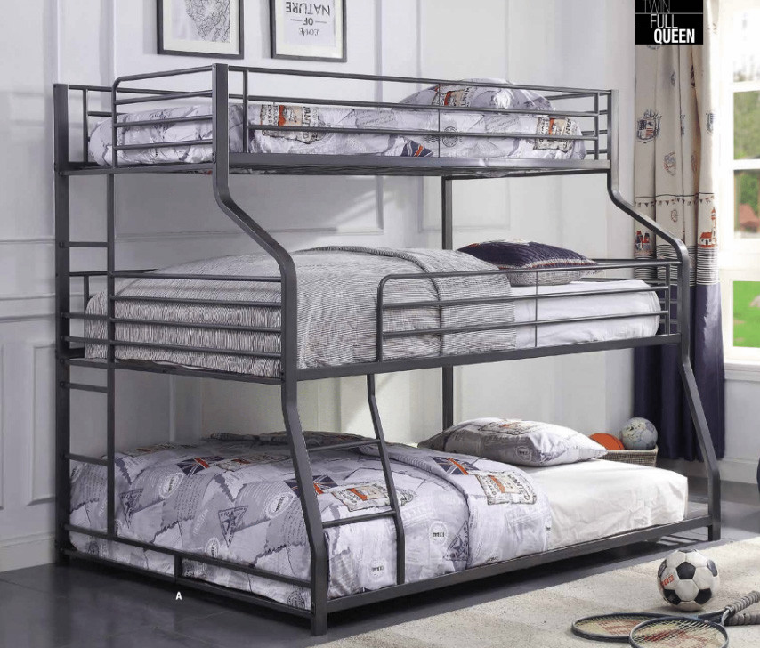 twin xl over queen bunk bed