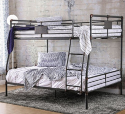 Metal Piping Full XL over Queen Bunk