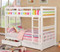 Patrick Wood Twin Bunk w/Drawers with White