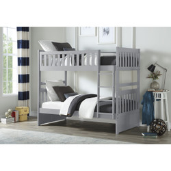  Charlton Mission Twin Bunk in Gray
