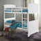 Plank Twin Bunk Bed in White