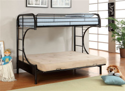 Silver Twin Futon Bunk for Sale  | BK932