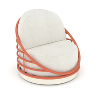 Tropitone Orbit Cushion Swivel Lounge Chair